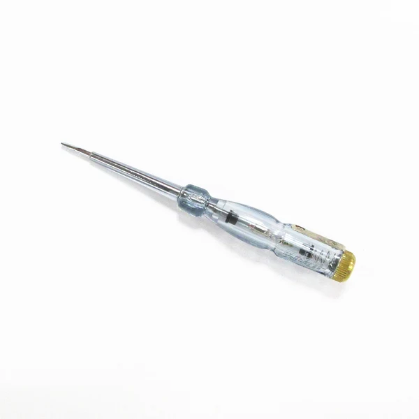 Certified Maxbell Clear Plastic Nonslip Handle Slotted Tip Voltage Test Pencil AC 100-500V Secure