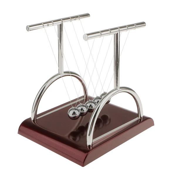 Detailed Maxbell 17.5x14.5x17.5cm Newton Cradle Executive Balance Ball Pendulum Toy T Shape-L Elegant