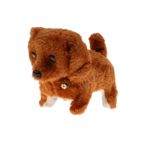 Refined Maxbell Kids Walking Barking Tail Wagging Puppy Dog Batteries-0perated Toys-Brown Reliable