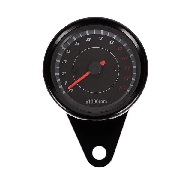 Enhanced Maxbell Motorcycle Backlight 12V Tachometer Speedometer Tacho Gauge 0-13000 RPM Verified