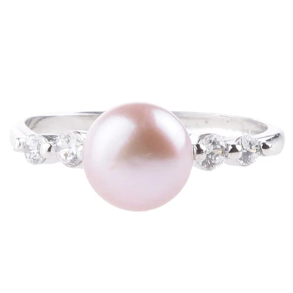 Advanced Maxbell Women Wedding Sterling Silver Natural Freshwater Pearl Ring Adjustable Powerful
