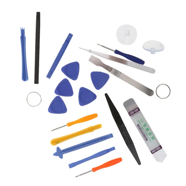 Eco-Friendly Maxbell 20 Pcs Screen Repair Opening Pry Spudger Screwdriver Set Kit Metal Spudger for iPhones 5 6 7 Plus iPad iPod Classic