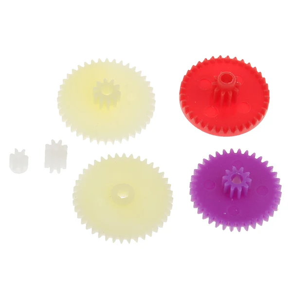 Organic Maxbell 6 Pieces set Plastic Crown Gears for Kids Toys RC Car Toy Models Part Repair Accessories High-Grade