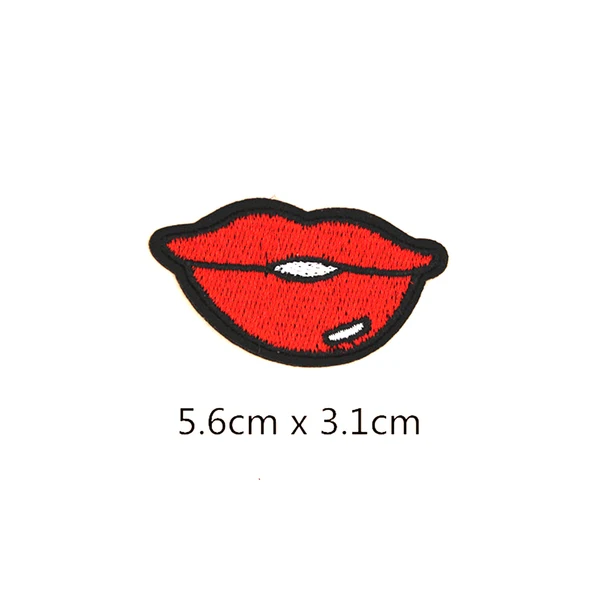 Efficient Maxbell 13 Pieces Embroidery Love Lips Sew Iron On Patch Badge Clothes Bag Applique DIY High-End