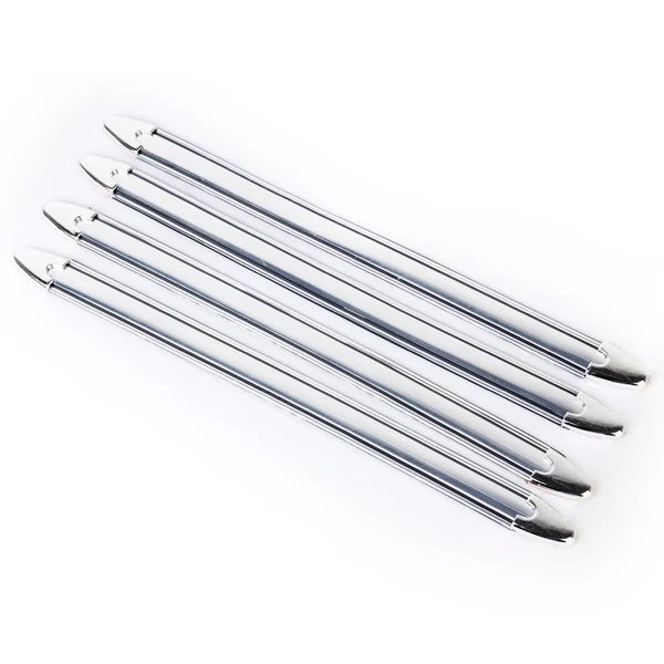 Next-Generation Maxbell 4 Pcs Cars Car Bumper Guard Protectors 40cm - Silver Powerful