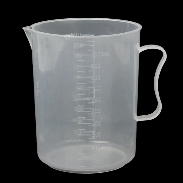 Expertly Made Maxbell 1000ml Transparent Plastic Graduated Beaker with Handle High-Quality