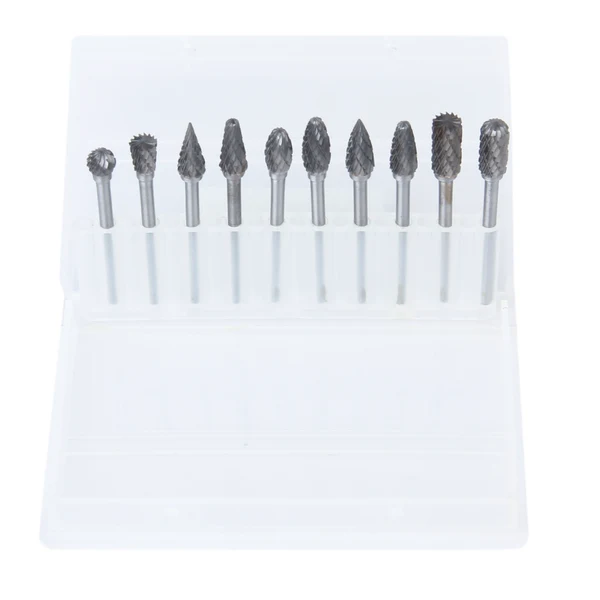 Practical Maxbell 10pcs Tungsten Steel YG8 Carbide Rotary Burr 6mm Head Diameter Comfortable