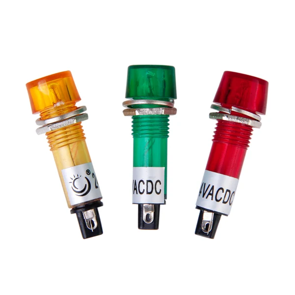Crafted Maxbell 3Pcs Red Yellow Green 24V AC DC POWER Signal Indicator LIGHT BULB Top-Quality