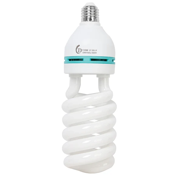 High-End Maxbell 180V-240V 5500K 135W Studio Video Photo Photography Daylight Lighting Light Lamp Bulb E27 Lightweight