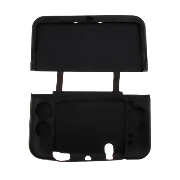Versatile Maxbell Black Protective Silicone Case Skin Cover for New Nintendo 3DS LL XL Functional