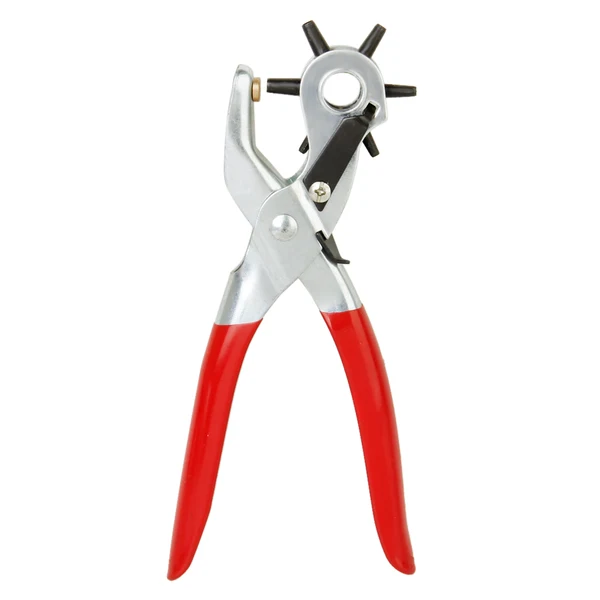 Reliable Maxbell Leather Hole Punch Hand Plier with 6 Sized Tubes for Heavy Duty Belt Watch Band Holes Original Design