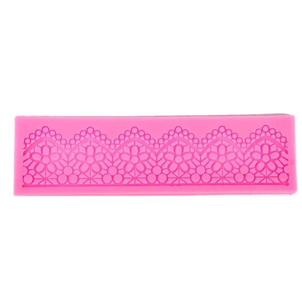 Fine Maxbell Silicone Fondant Cake Lace Sugar Craft Mat Cake Texture Decorate Molds Pink Traditional