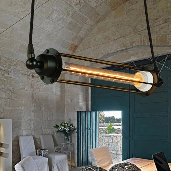 Selected Maxbell Retro Black Iron Lampshade 2 Wires Pendant Lamp Holder for Home Inn E27 Green