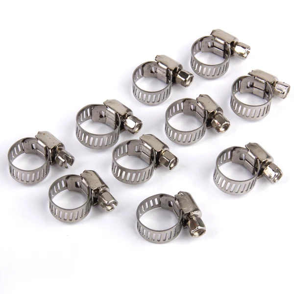Contemporary Maxbell 10Pcs Adjustable Fuel Petrol Pipe Hose Clips Stainless Spring Clamp 8-12mm Effective