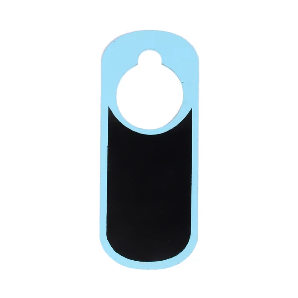Detailed Maxbell Blank Two-sided Mini Wooden Blackboard Door Hanger Sign Warning Tag - Blue Functional