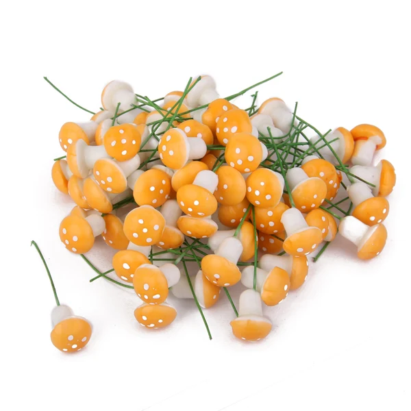 Sophisticated Maxbell 100pcs Miniature Dollhouse Fairy Garden Landscape Foam Mushroom - Orange Eco-Friendly