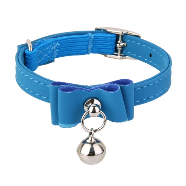 Classic Maxbell Adjustable Pet Kitten Cat Puppy Safety Collar Bell Buckle Neck Strap Blue Exceptional