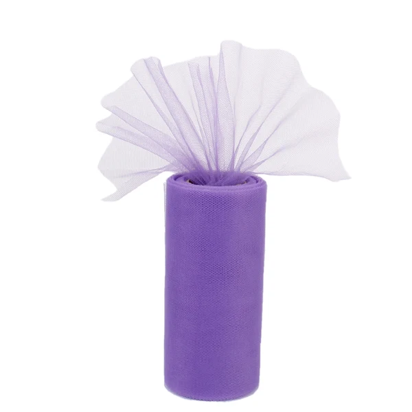 Artisan Maxbell 6 x 25yd Tulle Roll Spool Tutu Wedding Bow Fabric Banquet Decor Light Purple Versatile