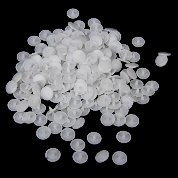Consistent Maxbell Resin Snap Buttons Fasteners Poppers T3 10.7mm Pack of Approx.100 Sets White Outstanding