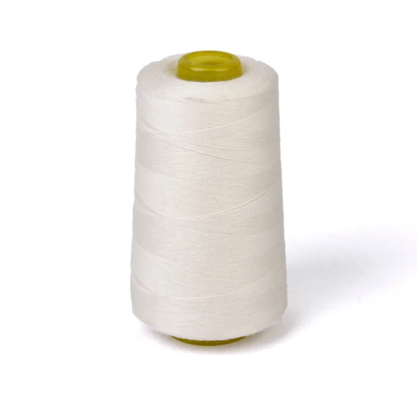 Expertly Made Maxbell Spool of Cotton Sewing Thread for Sewing Machine 40S 2 Unbleached White High-End