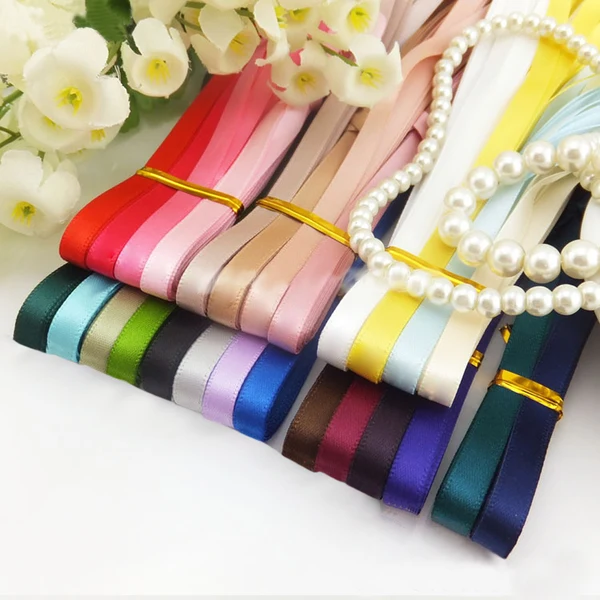 Clean Maxbell Phenovo Grosgrain Ribbon for Crafts DIY 6mm 24pcs Mixed Color Flexible