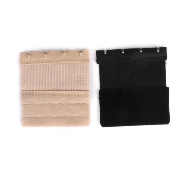 Expertly Made Maxbell Phenovo Elastic 4-Eye Hook Bra Extension Extender 2pcs Black and Nude Authentic