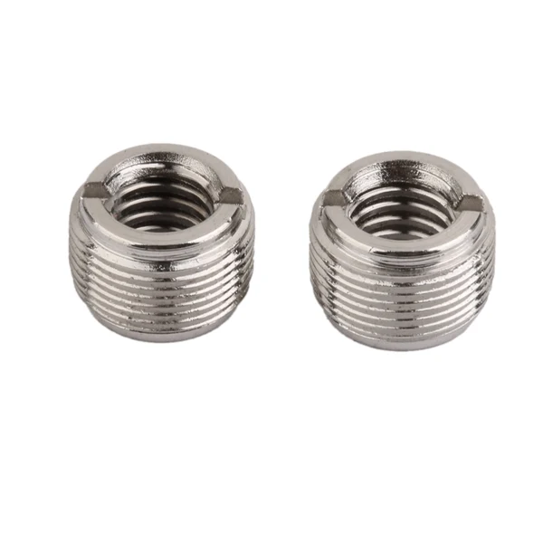 Fine Maxbell Microphone Clip Screw Thread Adaptor 3 8 to 5 8 Converter Connector x 2 Secure