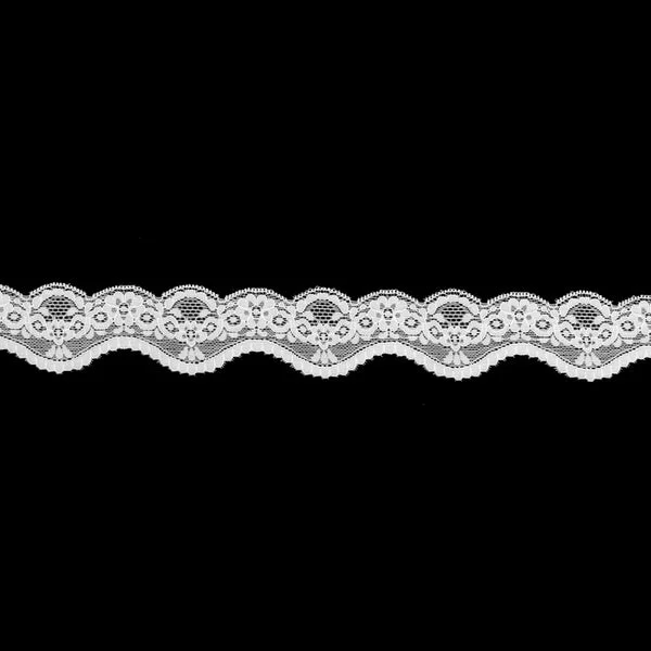 Unique Maxbell 5 Yard White Elastic Wave Bouquet Lace Trimming Lace Raibbon Sewing 4.5cm Modern