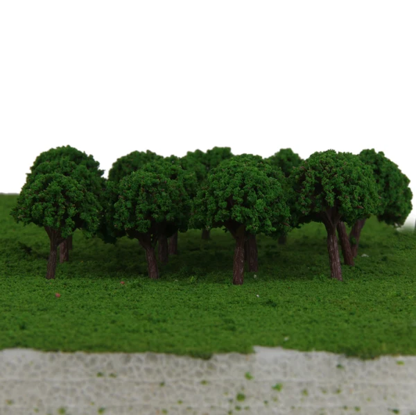 High-End Maxbell 50pcs 3cm Scenery Landscape Train Model Trees Green Scale 1 500 Prestigious
