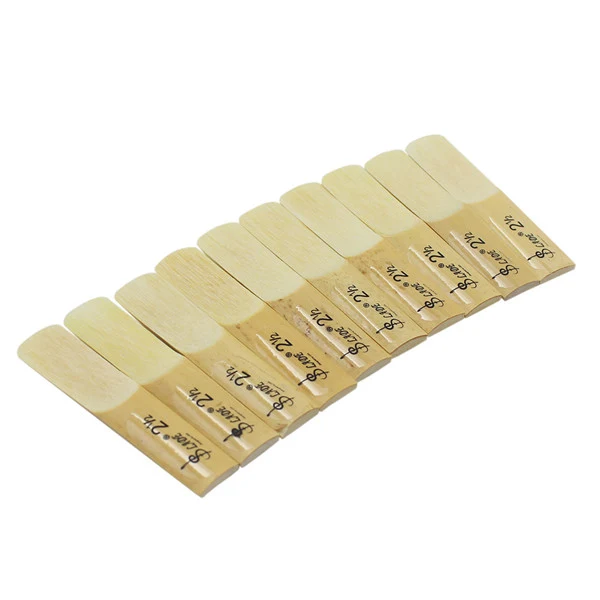 Green Maxbell Pack 10pcs Bb Tenor Saxophone Reeds 2.5 Specialty