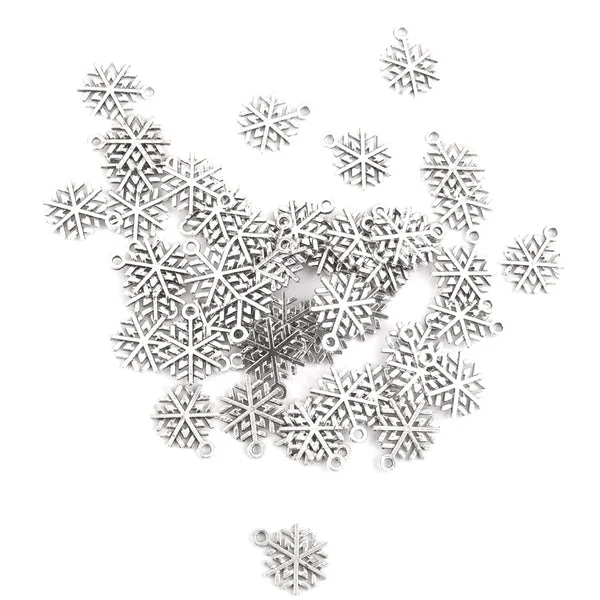 Next-Generation Maxbell 50pcs Silver Jewelry Making Charms Findings Necklace Bracelet DIY Supplier Superior