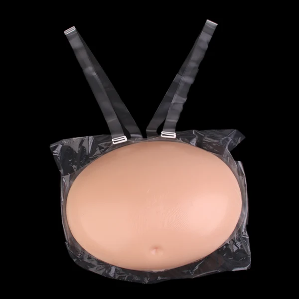 Detailed Maxbell Silicone Fake Belly Artificial Fake Pregnancy Baby Tummy Pregnant Bump 6-7 month（2500g） Carefully Designed