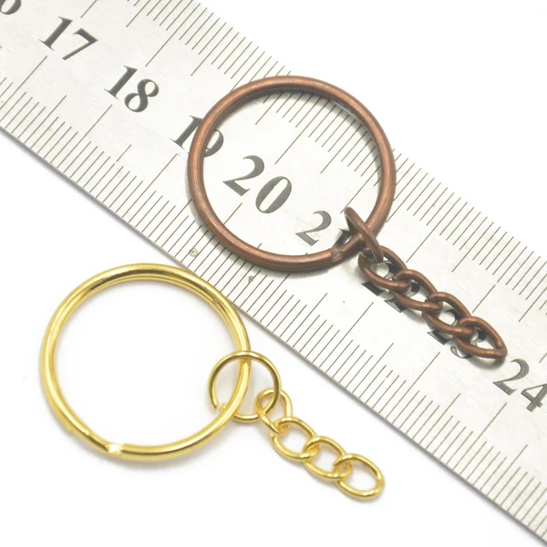 Crafted Maxbell 12Pcs Key Rings DIY Keychain Key Holder With Chains Next-Generation