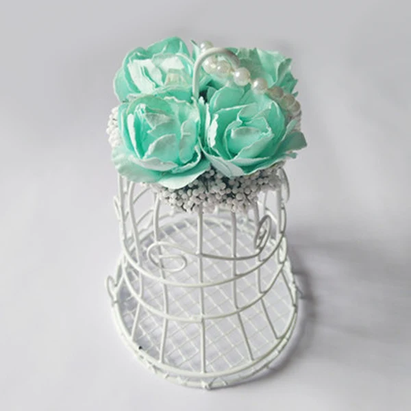 Clean Maxbell Luxe White Bird Cage Wedding Gift Box Favors Metal Birdcage Candy Decor Unique