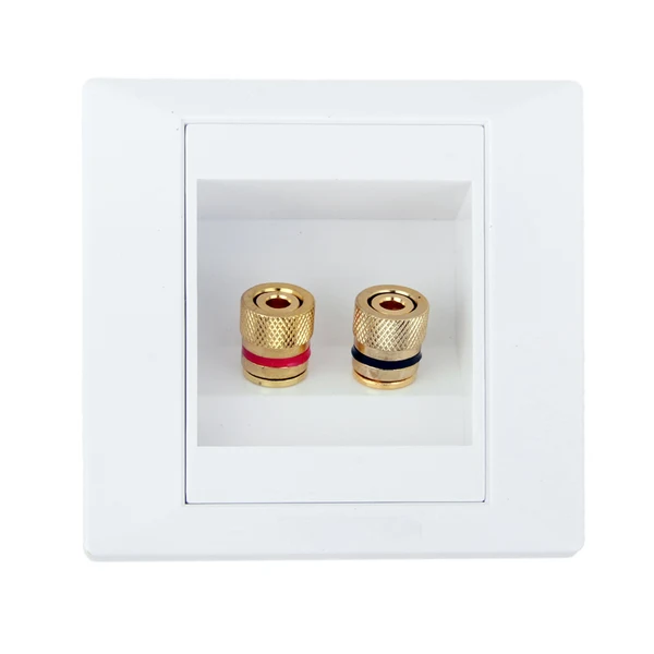 Selected Maxbell Port Speaker Binding Post Wall Face Plate For Banana Spade Plugs Cable Exceptional