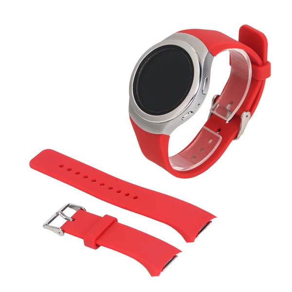 Prestigious Maxbell Sport Silicone Armband Wristband Watchband Strap for Samsung Gear S2 Red Top-Quality