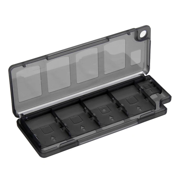 Trendy Maxbell 10in1 Protective Memory Card Storage Case for Sony PS Vita PSV 2000 -Black Minimalist