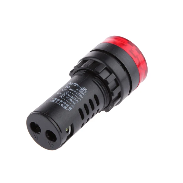 Trendy Maxbell LED Flash Alarm Indicator Signal Lamp with Buzzer AD16-22SM 24V Red Luxury
