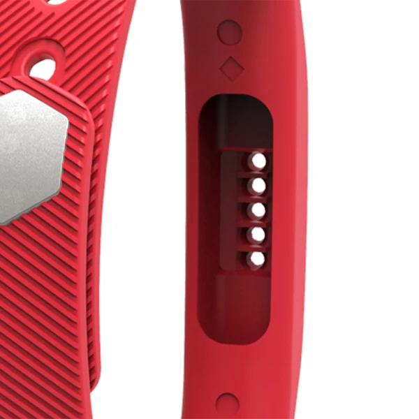 Durable Maxbell Sport Silicone Accessory Band Wrist Strap For Fitbit Flex 2 Tracker Red Original