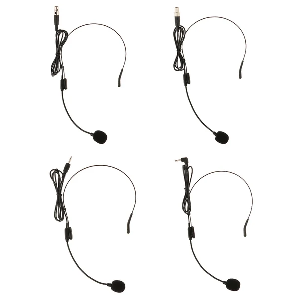 Superior Maxbell Ear Hook Omni-Directional Boom Head Worn Microphone 3.5mm Straight Angle Traditional