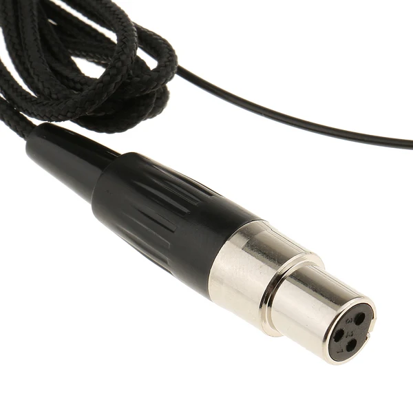 Verified Maxbell Double Ear Hook Wired Headset Headworn Microphone Black XLR 3Pin Eco-Friendly