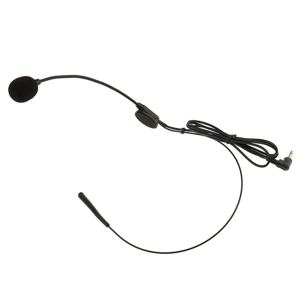 Fine Crafted Maxbell Ear Hook Omni-Directional Boom Head Worn Microphone 3.5mm Right Angle Sustainable