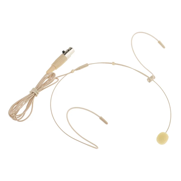 Comfortable Maxbell Professional Ear Hook Wired Headset Headworn Microphone Skin Color 3Pin Expertly Made