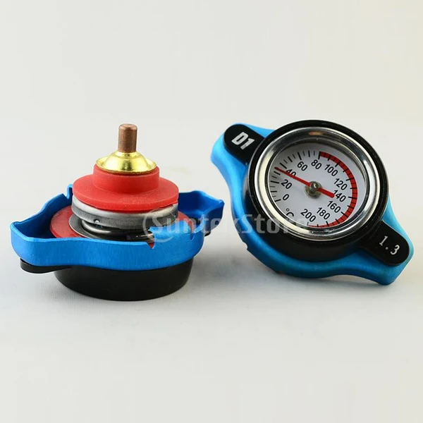 Fashionable Maxbell Universial Radiator Cap Water Pressure Rating with Temperature Gauge 1.1Bar Elegant