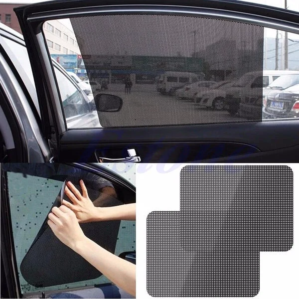 Outstanding Maxbell 2Pcs Car Rear Window Side Sun Shade Cover Block Static Cling Visor Shield Genuine