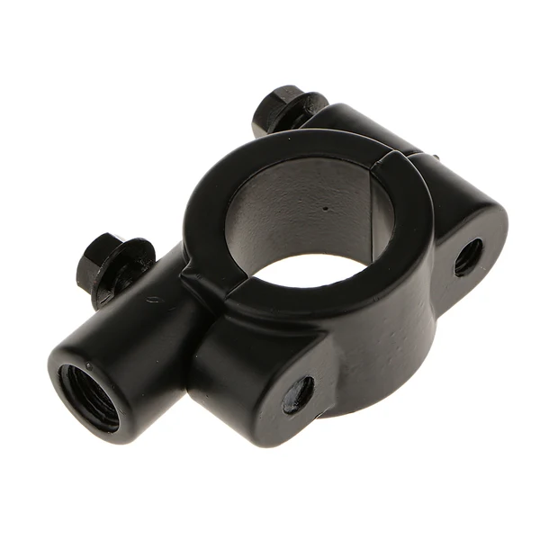 High-Grade Maxbell 2x Motorcycle Bike 7 8'' Handlebar Mirror Mounting Clamp Bracket Clip Black Dependable