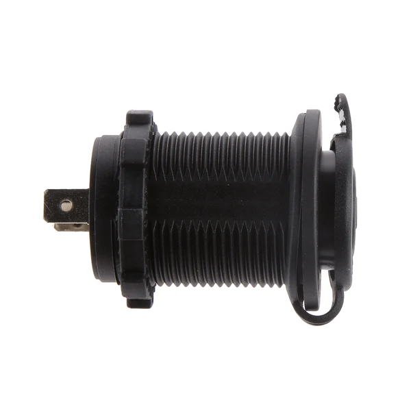 Enhanced Maxbell Waterproof 12V Car Cigarette Lighter Socket USB Charger Power Adapter Outlet Minimalist