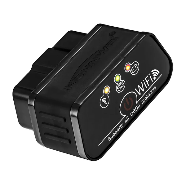 Reusable Maxbell KW903 ELM327 WiFi OBD2 OBDII Car Auto Fault Diagnostic Scanner Tool Black Practical