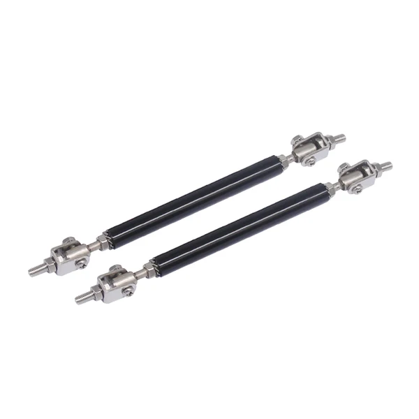 High-End Maxbell 75mm Adjustable Front Rear Wind Splitter Frame Bumper Protector Rod Black Fine