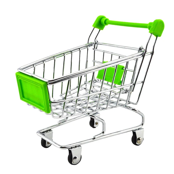 Breathable Maxbell Mini Shopping Cart Trolley Toy Green Traditional